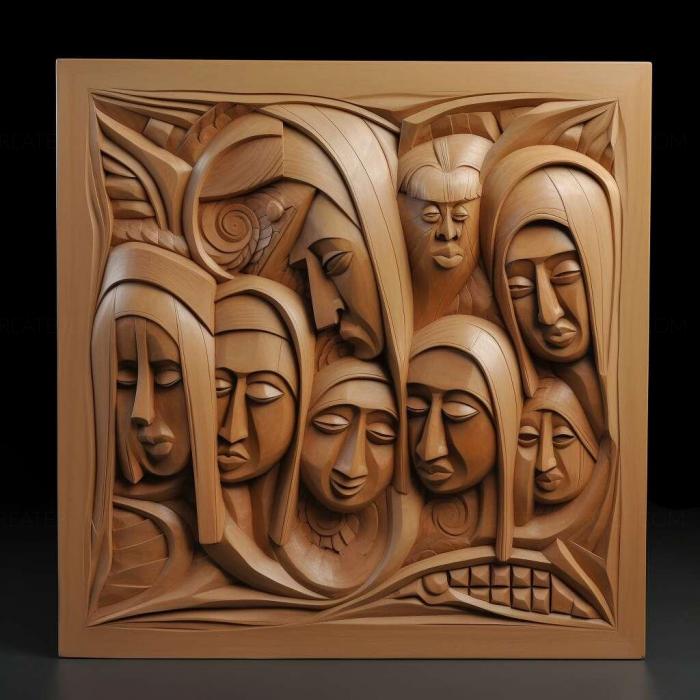 نموذج ثلاثي الأبعاد لآلة CNC 3D Art 